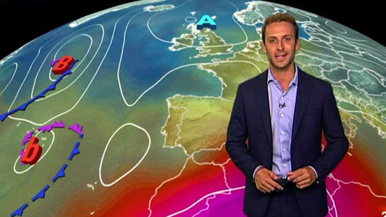 Tiempo estable en la mayor parte del país y chubascos en Cataluña - El tiempo | Ver