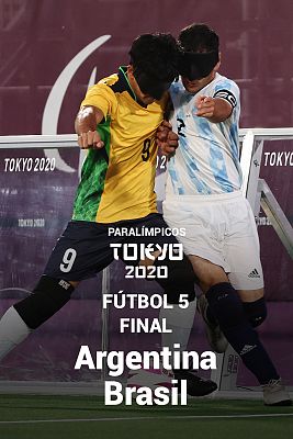 Fútbol 5: Oro. Argentina - Brasil