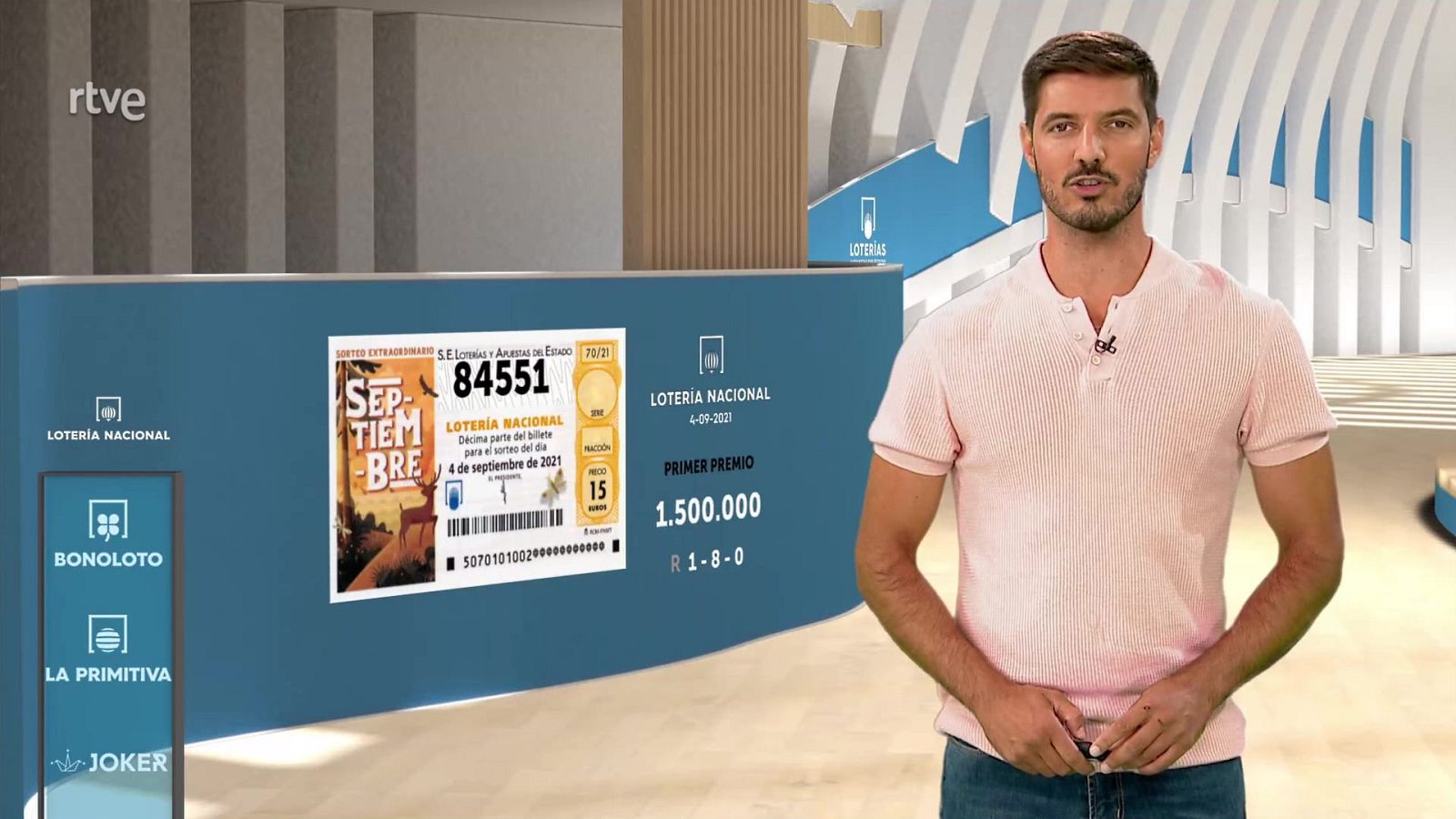 Sorteo de la Lotería Nacional del 04/09/2021 - ver ahora