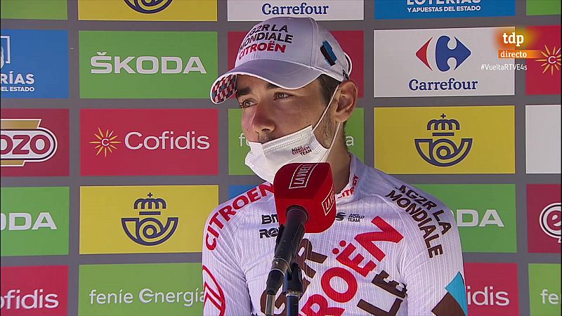 Vuelta 2021 | Clement Champossin: "Los últimos 150 metros se me han hecho terribles"