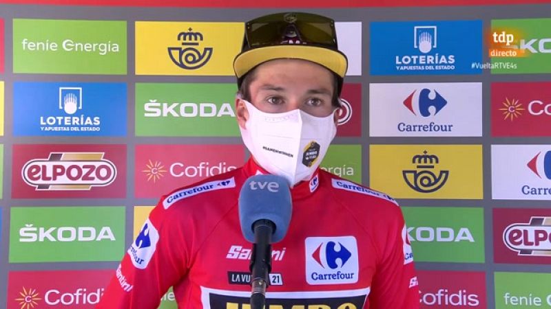 Vuelta 2021 | Roglic se atreve con el espaol: "Cerveza! Dos ms!"