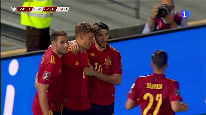 España - Georgia | Soler en estado de gracia amplía la ventaja de España (2-0)