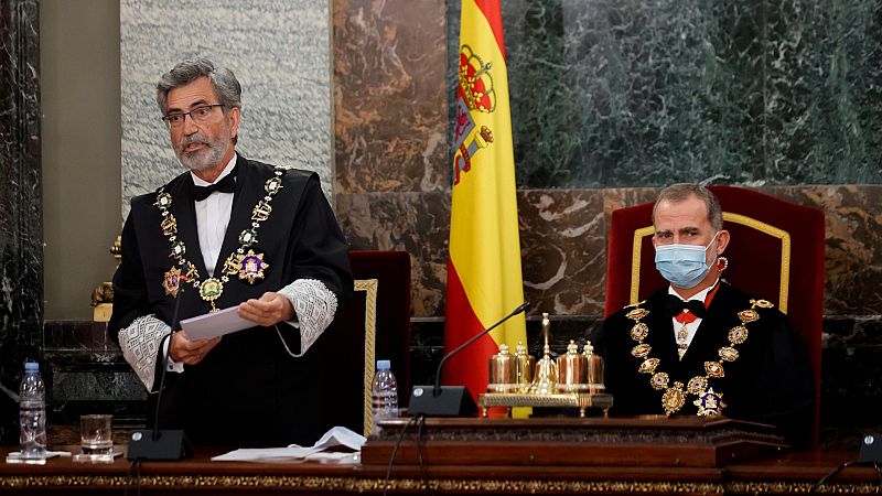 Lesmes urge a sacar el CGPJ de la "lucha partidista" e insta a llegar un acuerdo para su renovación 