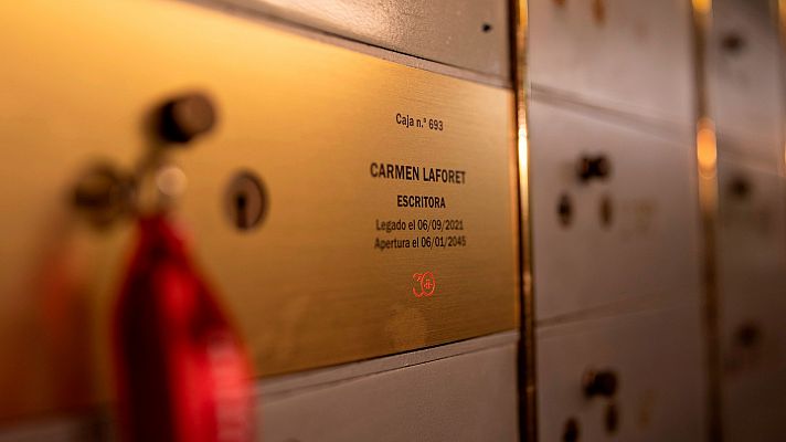 Telediario 1 - El Cervantes acoge el legado de Laforet en el centenario de su nacimiento