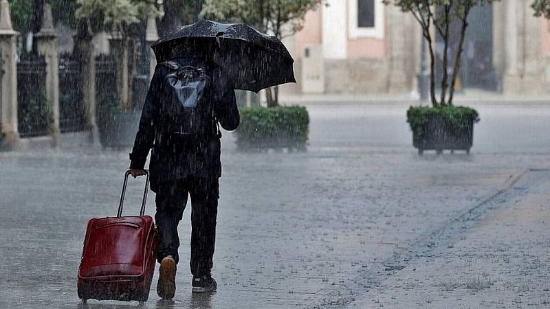 Precipitaciones y tormentas en Galicia, León y Asturias