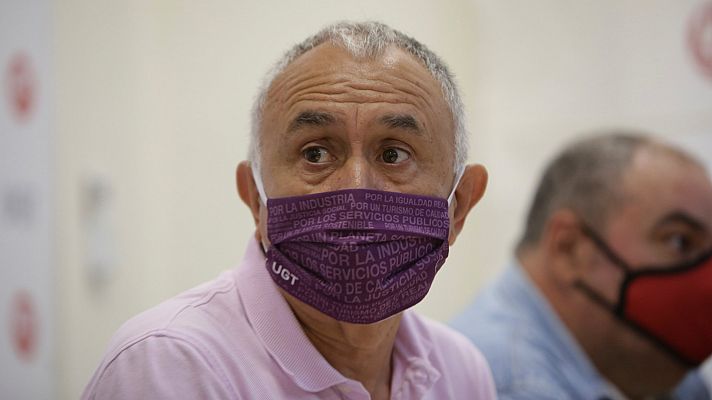 La hora de La 1 - El secretario general de UGT, Pepe Álvarez, sobre el acuerdo del SMI: "La patronal ha ido dando diferentes excusas"