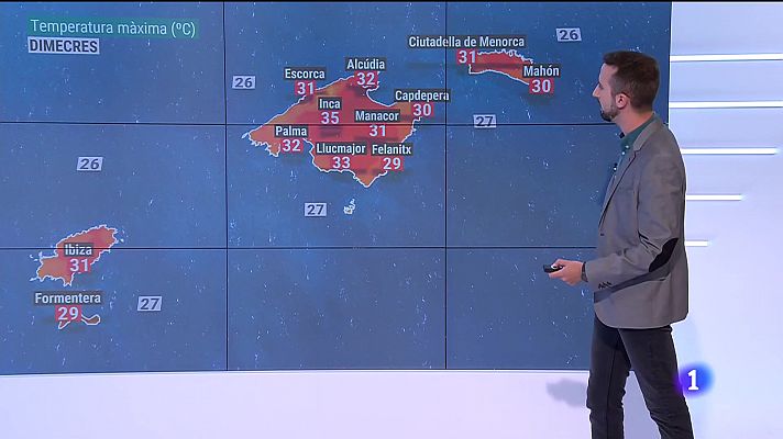 El temps a les Illes Balears - 07/09/21