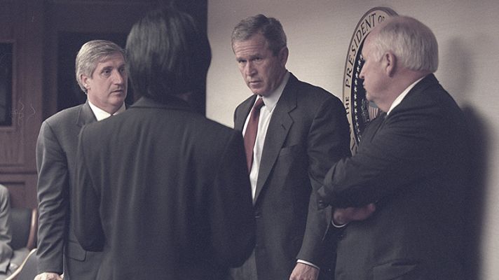 11-S: George W. Bush se dirige a la nación desde el Despacho Oval