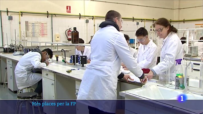 Educació obre una convocatòria extraordinària de 6.500 noves places per a la FP