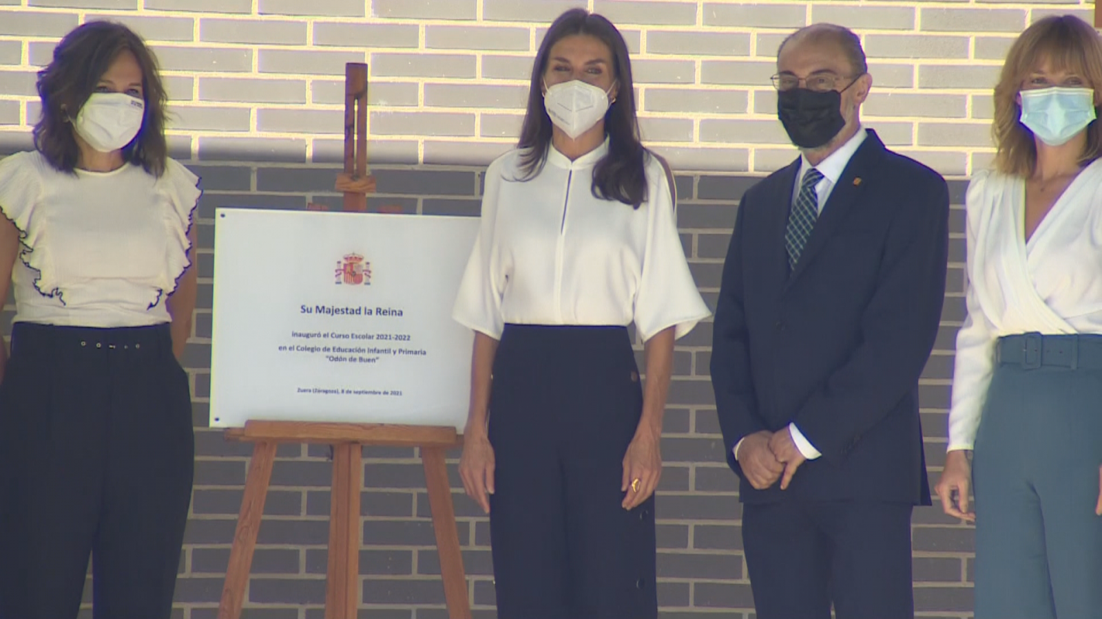 La reina Letizia inaugura el curso escolar en Aragón