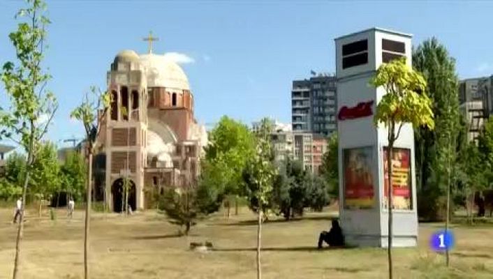 Telediario 1 - La Federación de fútbol de Kosovo vive un día grande ante España