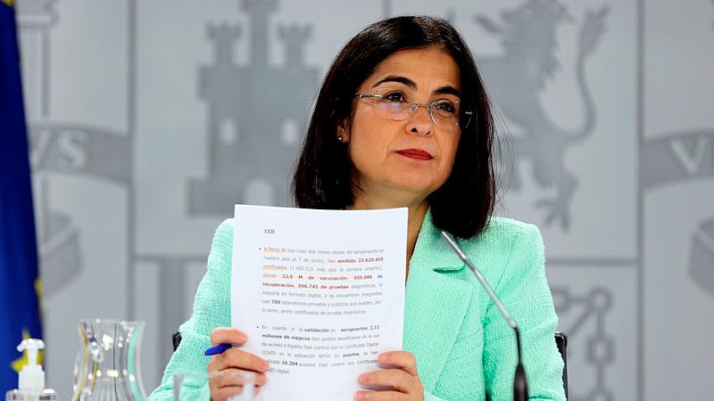 Especial informativo - Comparecencia de la ministra de Sanidad - 08/09/21 - ver ahora