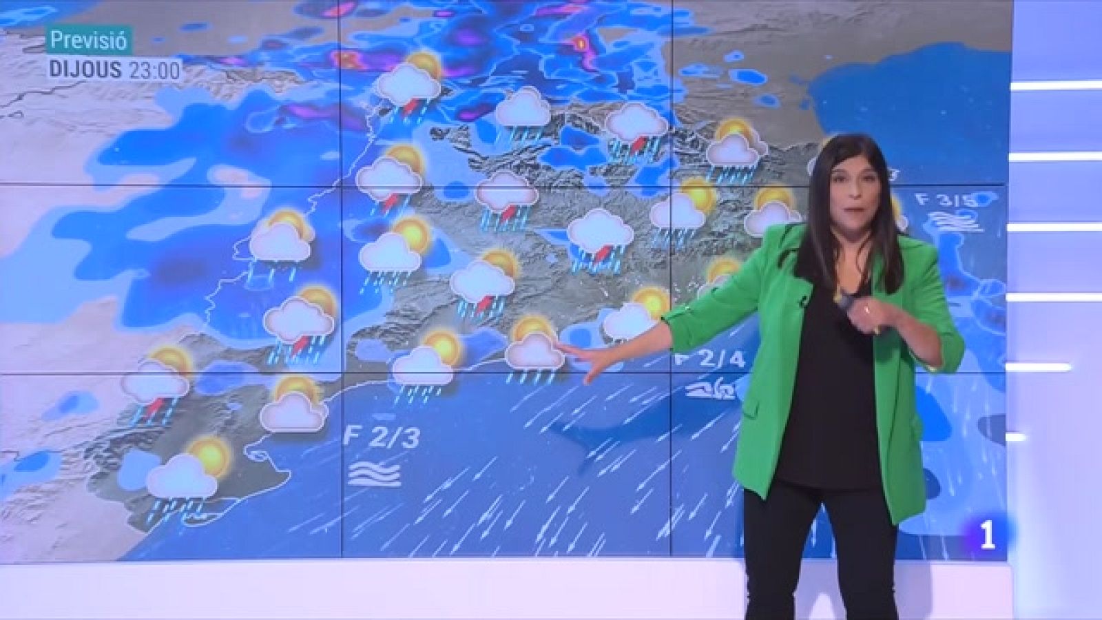 El Temps (09/09/2021) - Tempestes intenses i una mica menys de calor i xafogor