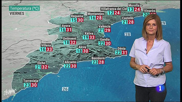 El tiempo en la Comunitat Valenciana - 09/09/21