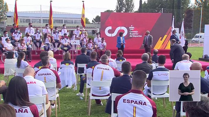 Acto de reconocimiento de los deportistas españoles en los Juegos Olímpicos y Paralímpicos de Tokyo