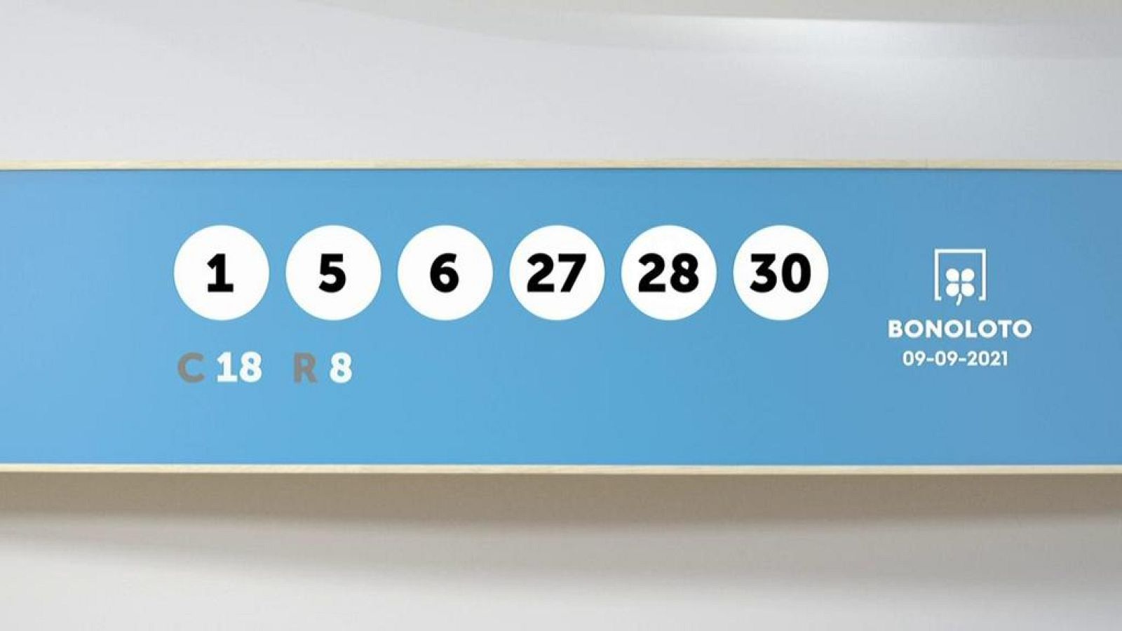 Sorteo de la Lotería Bonoloto del  09/09/2021 - Ver ahora