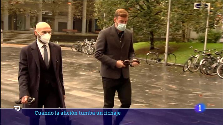 Telediario 2 - El Shalke 04 da marcha atrás en el fichaje de Sergi Enrich