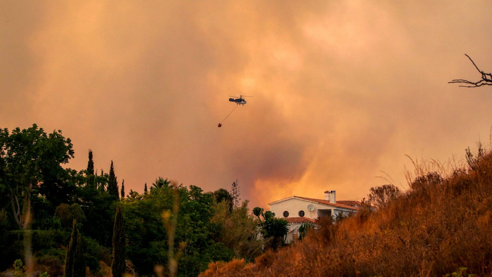 Incendio de Sierra Bermeja: La Junta eleva a nivel 2 el plan de emergencias