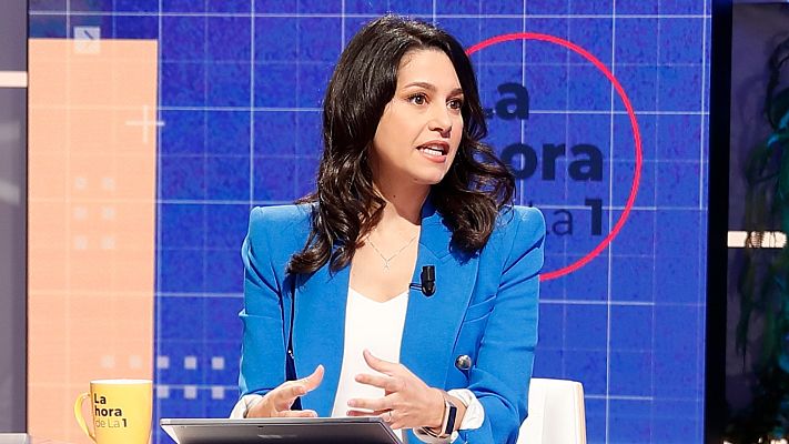 La hora de La 1 - Arrimadas lamenta que los "constitucionalistas" no estén en la mesa de diálogo: "Va como pago por el apoyo de los separatistas a Sánchez"