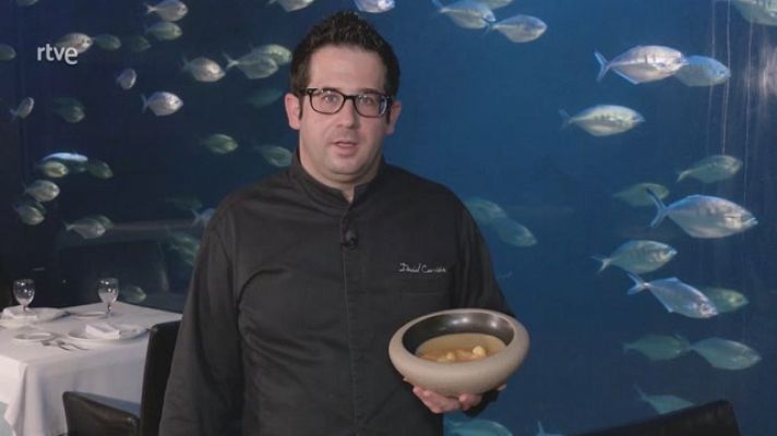 Como sapiens - Receta de 'All i pebre' con musola en el Oceanografic de Valencia