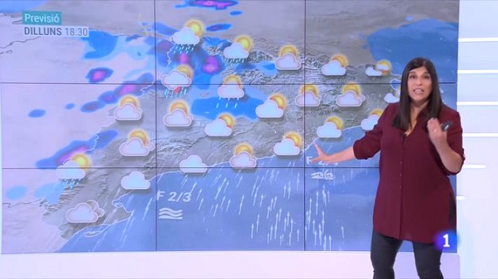 El temps - Més calor, més xafogor, més núvols i algunes tempestes