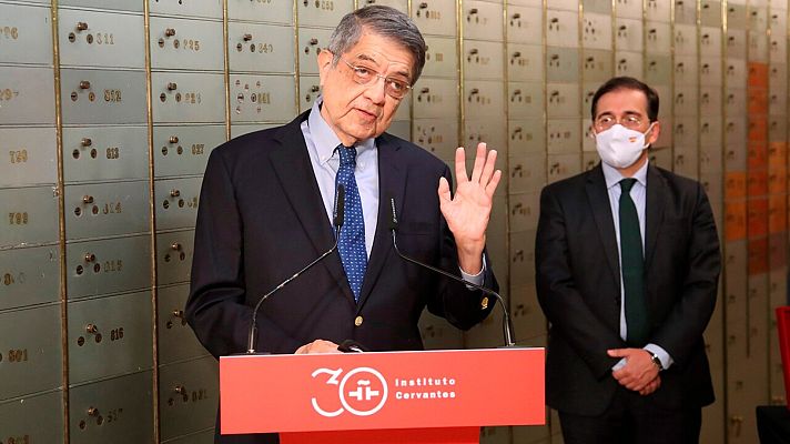 Telediario 1 - Sergio Ramírez recibe apoyo en España