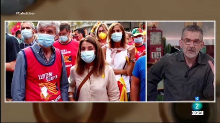 Diada 2021, la Ricarda, taula de diàleg i talibans