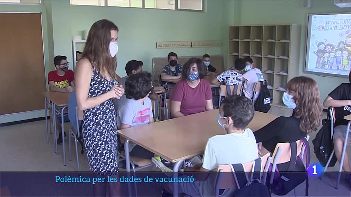 L'Informatiu - Polèmica per l'accés a les dades de vacunació d'alumnes i docents per part dels centres educatius