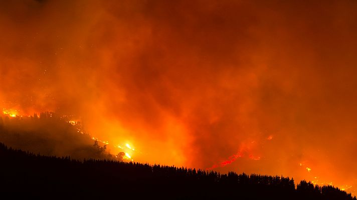Después de seis días, el fuego de Sierra Bermeja está bajo control