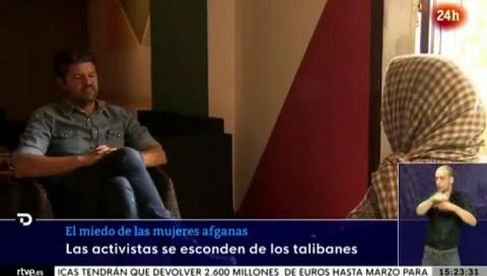 Telediario 1 - El temor a los talibanes se palpa en las calles de Kabul: menos mujeres, más miedo y otra manera de vestir