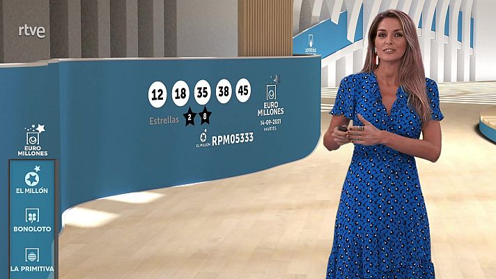 Loterías - Sorteo de la Bonoloto y Euromillones del 14/09/2021