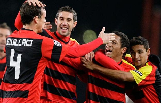 Champions League - El Sevilla golea al Stuttgart (1-3)