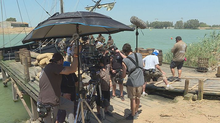 Comando Actualidad - Nos colamos en el rodaje de la nueva aventura de Magallanes