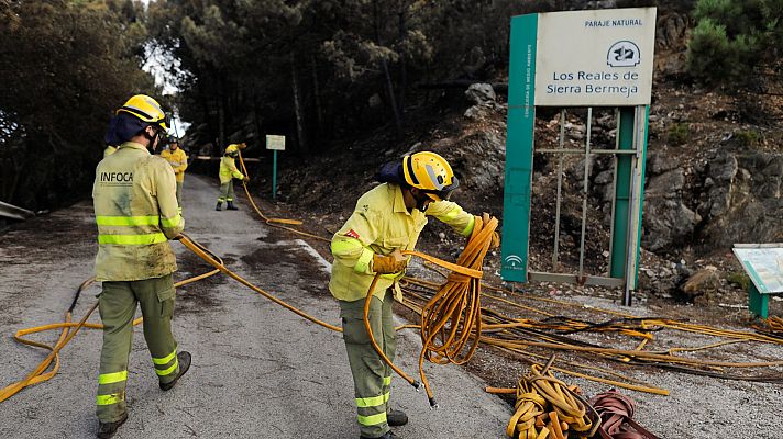 La investigación sobre las causas del incendio de Sierra Bermeja sigue con una reconstrucción de las primeras actuaciones