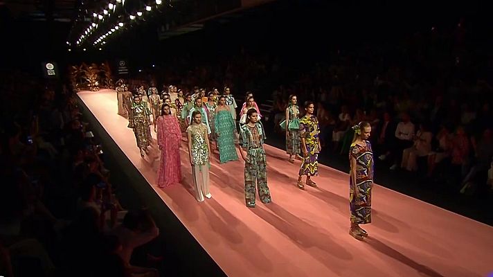 Telediario 1 - Los diseñadores se preparan para la Mercedes Madrid Fashion Week