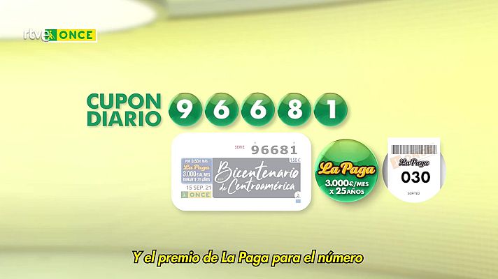 Sorteos ONCE - Sorteo ONCE - 15/09/21