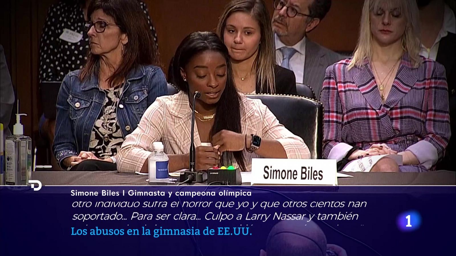 Simone Biles, sobre los abusos a las gimnastas: "Falló todo el sistema" -- Ver ahora