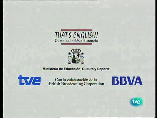 That's English - Módulo 6 - Unidad 1 - Programa 2