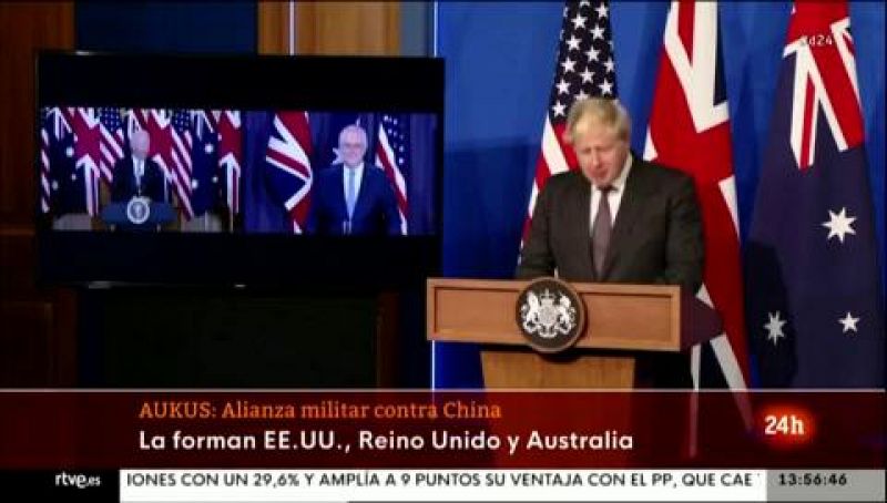 EE.UU, Australia y Reino Unido crean el AUKUS, un histórico pacto de defensa frente a China - Ver ahora