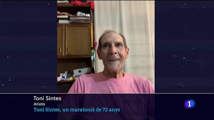 Toni Sintes, un maratonià de 72 anys