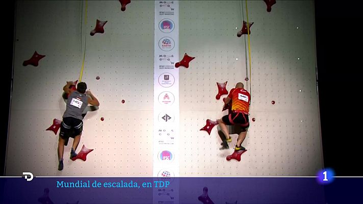 Así es la competición de escalada deportiva