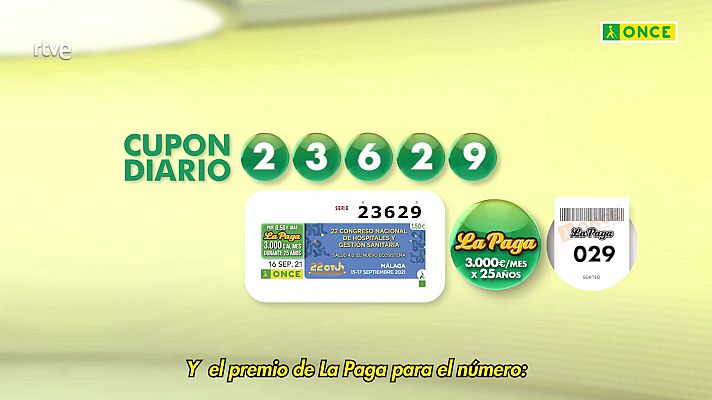 Sorteos ONCE - Sorteo ONCE - 16/09/21