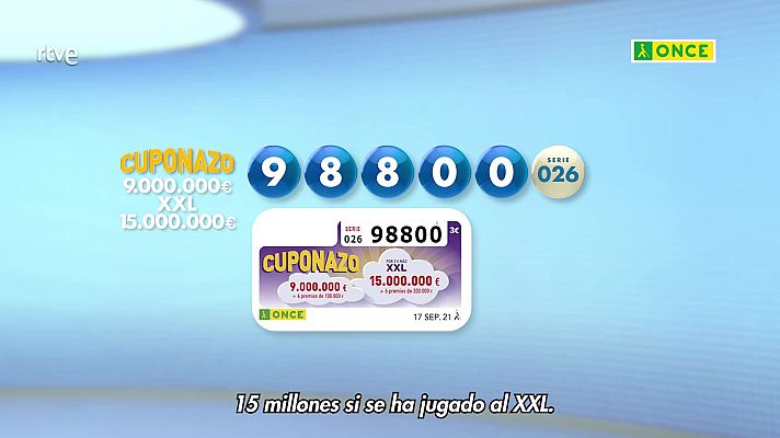 Sorteos ONCE - Sorteo ONCE - 17/09/21