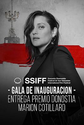 Festival de cine de San Sebastián - Gala de inauguración y entrega del Premio Donostia