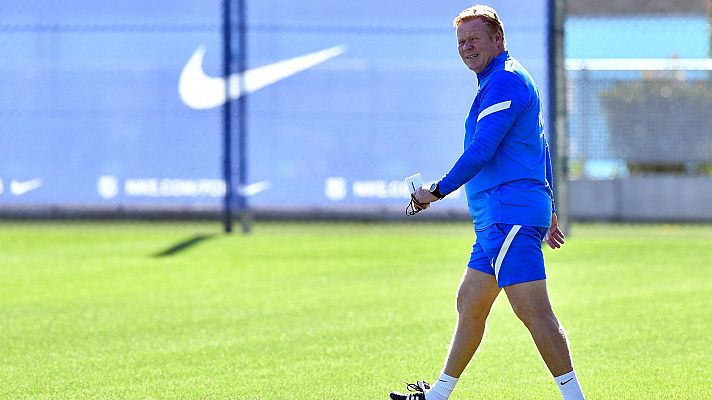 Telediario 1 - Koeman: "Creo que soy más realista que oportunista"