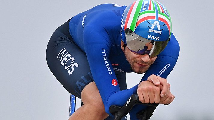 Ciclismo - Filippo Ganna repite como campeón del mundo de contrarreloj