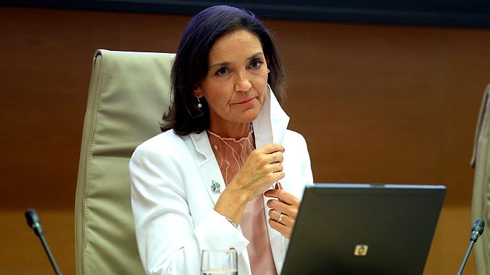 Telediario 2 - Maroto "matiza" sus declaraciones sobre el volcán: "Hoy estamos con las víctimas de la catástrofe"