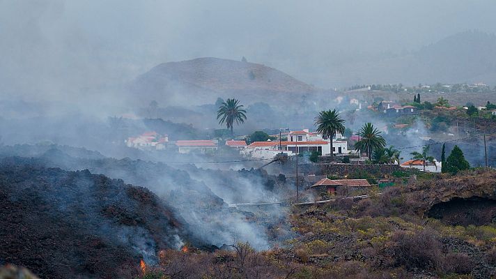 La lava del volcán de La Palma avanza a 200 metros por hora hacia el mar