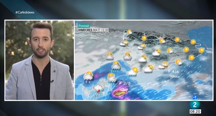 El temps - Pluges abundants al sud, vent i mala mar a la costa