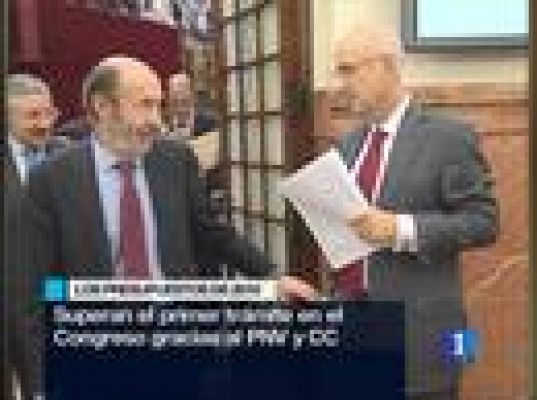 Telediario 1 - Telediario en 4' - 21/10/09